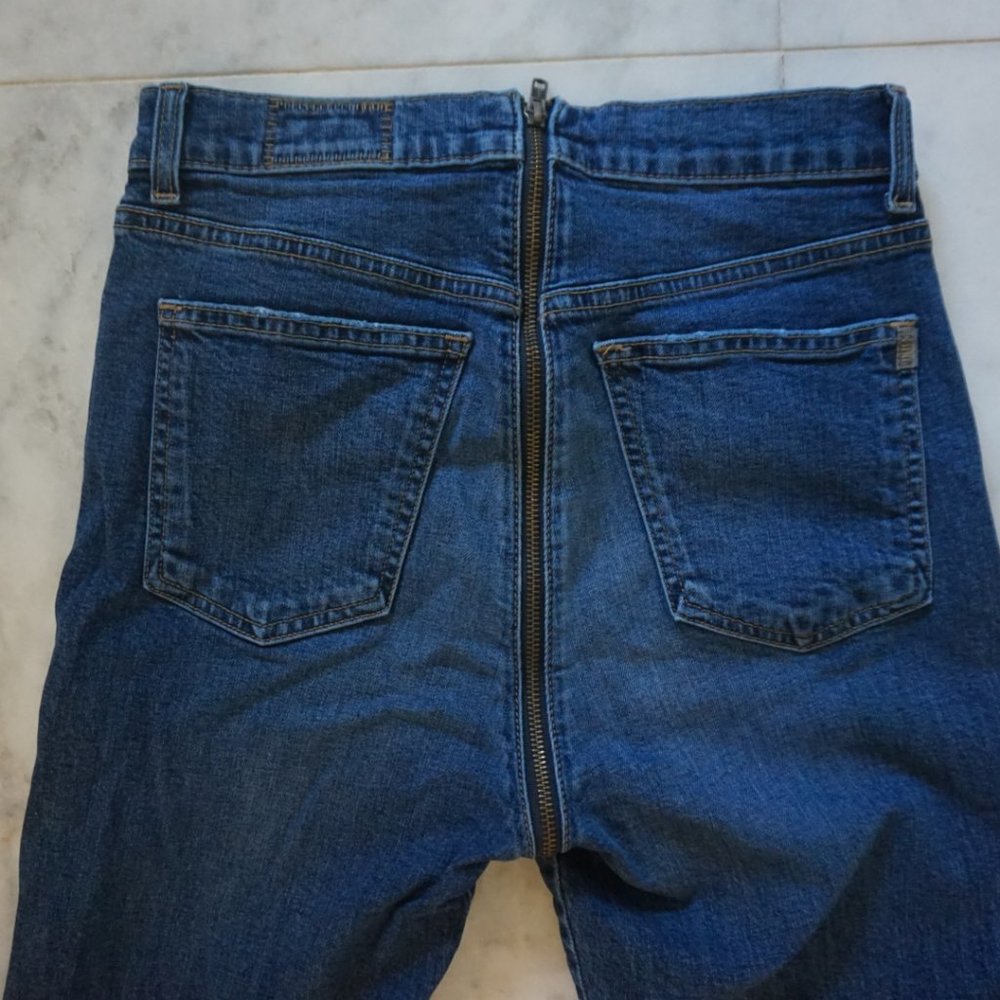 SIWY Back Zipper Skinny Jeans